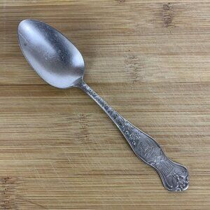 Oneida Community State Seal Souvenir Spoon Arkansas Silverplate Vintage
